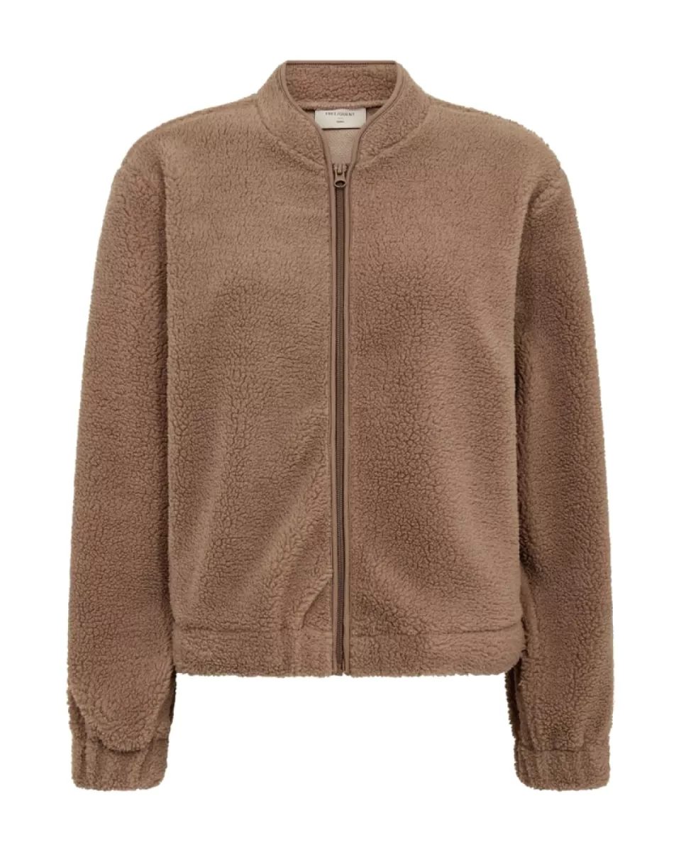 FREE QUENT-Teddy Jacket-207639-Desert Taupe-TAUPE