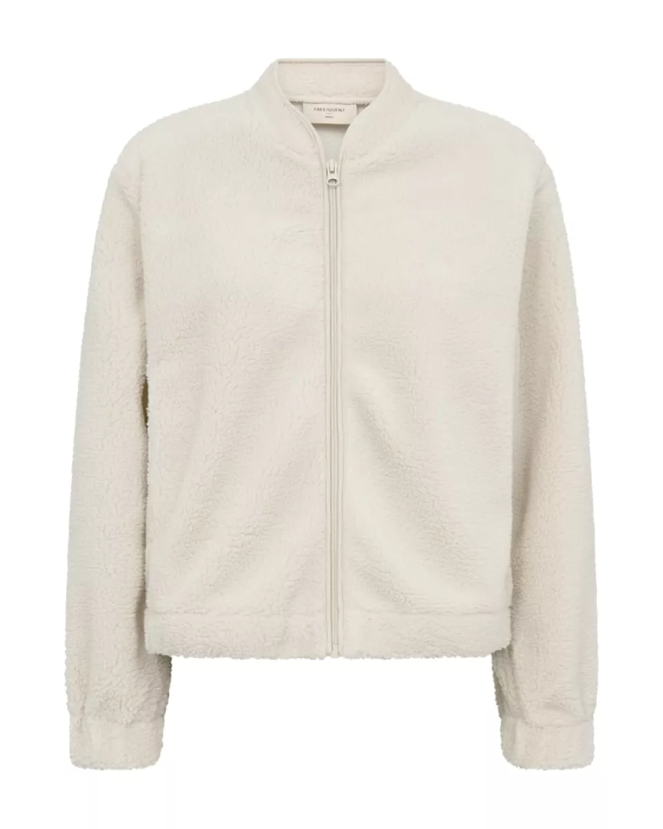FREE QUENT-Teddy Jacket-207639-Moonbeam-CREME