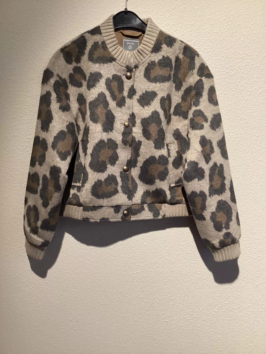 GEISHA-Bomber jacket-55521-10-735 camel/antracite-CAMEL