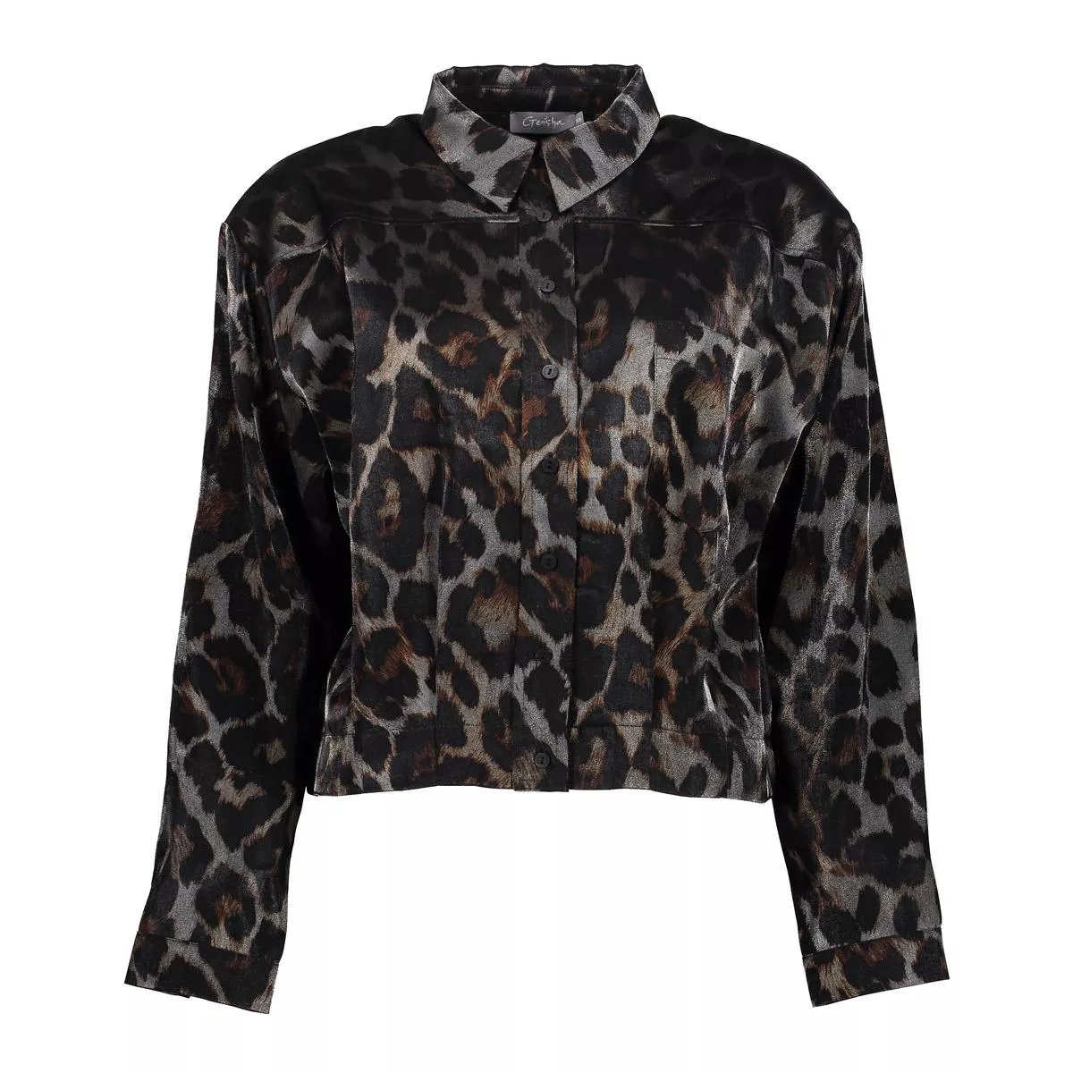 GEISHA-Jacket animal-55723-20-925 grey/bronze-GRIJS