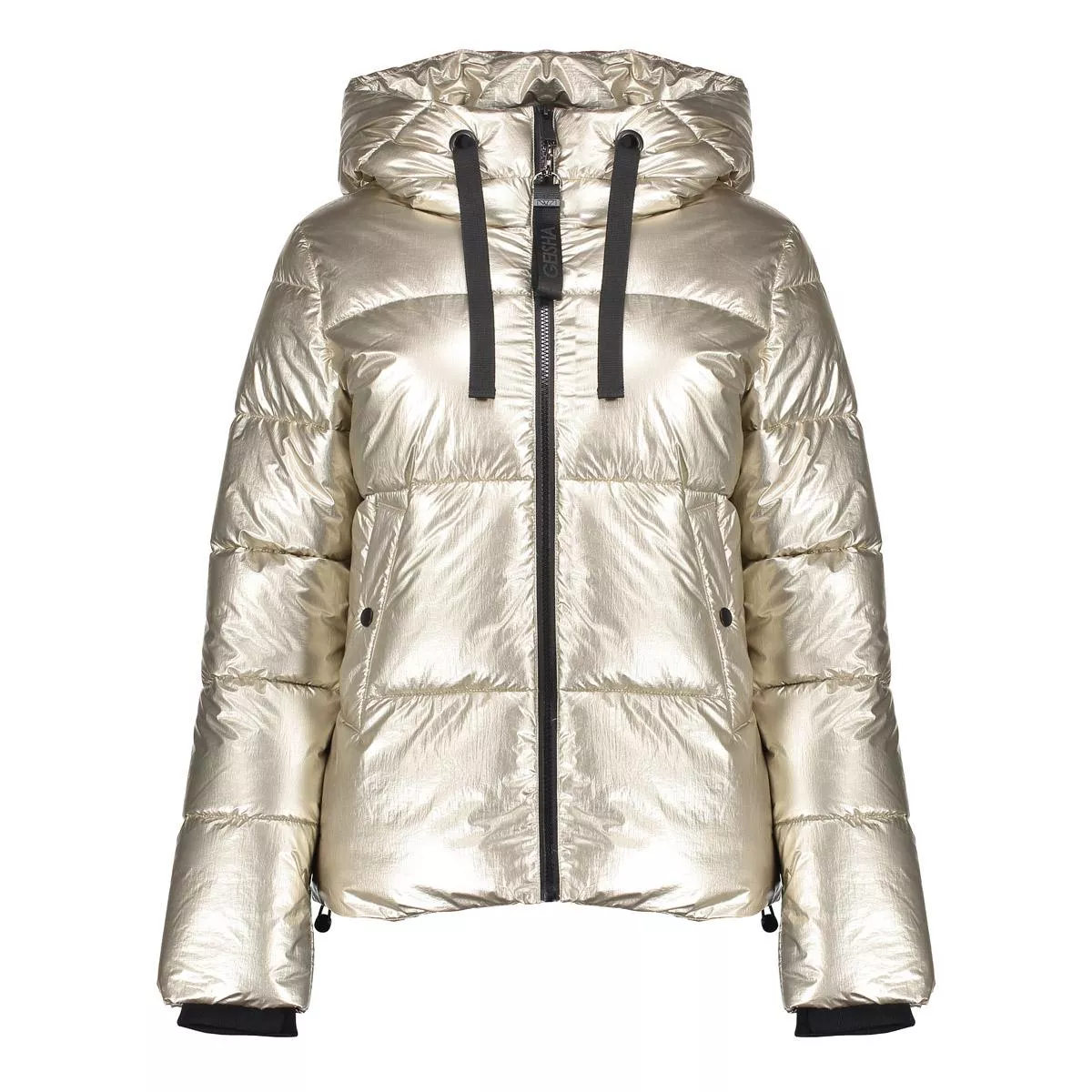GEISHA-Jacket metallic short-58520-12-25 gold-GOUD