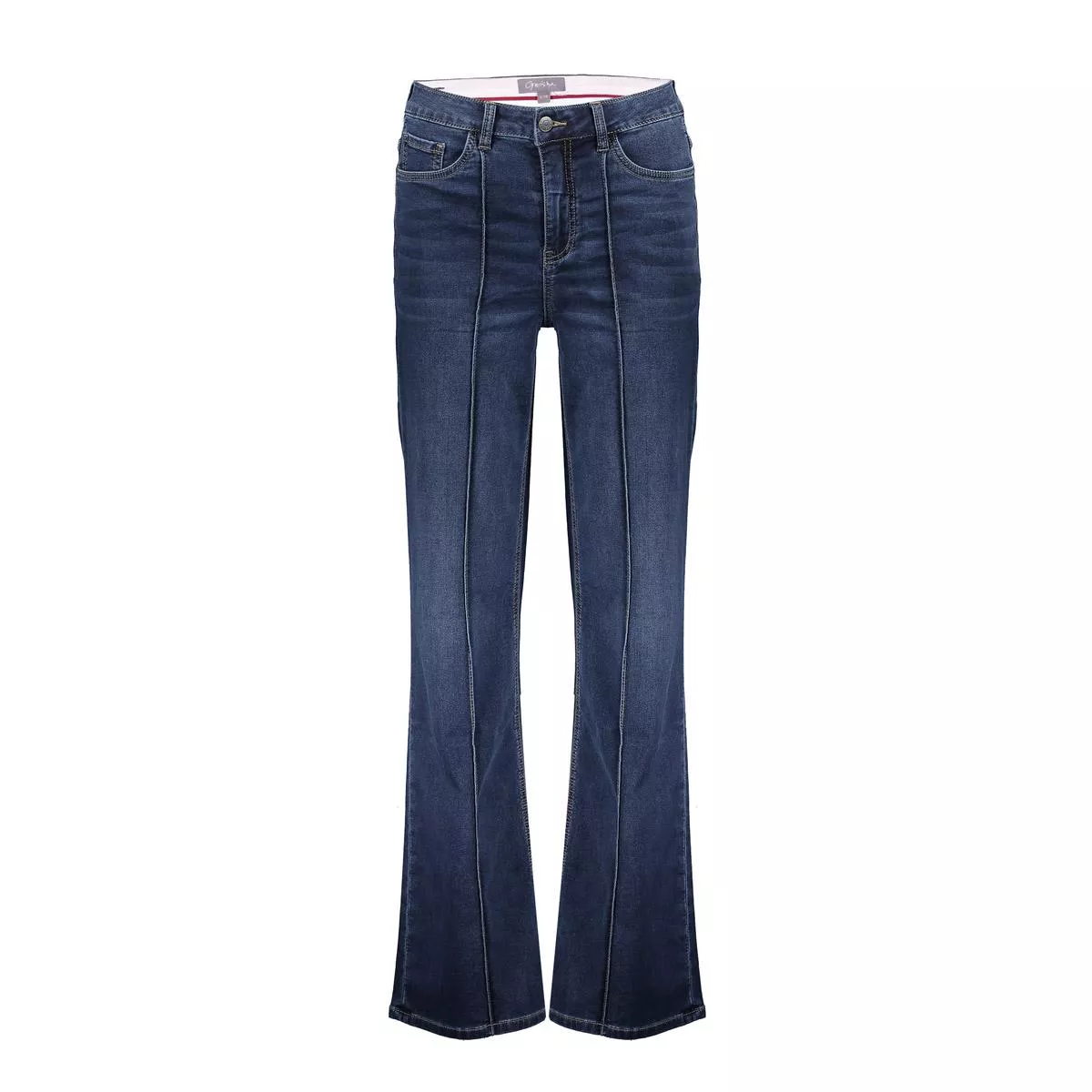 GEISHA-Jeans straight turn up-51525-10-811 stonewash denim-DENIM