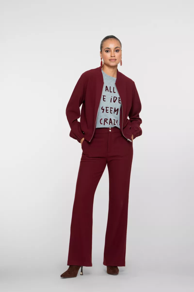 GEISHA-Pants comfy-51610-21-485 port-ROOD