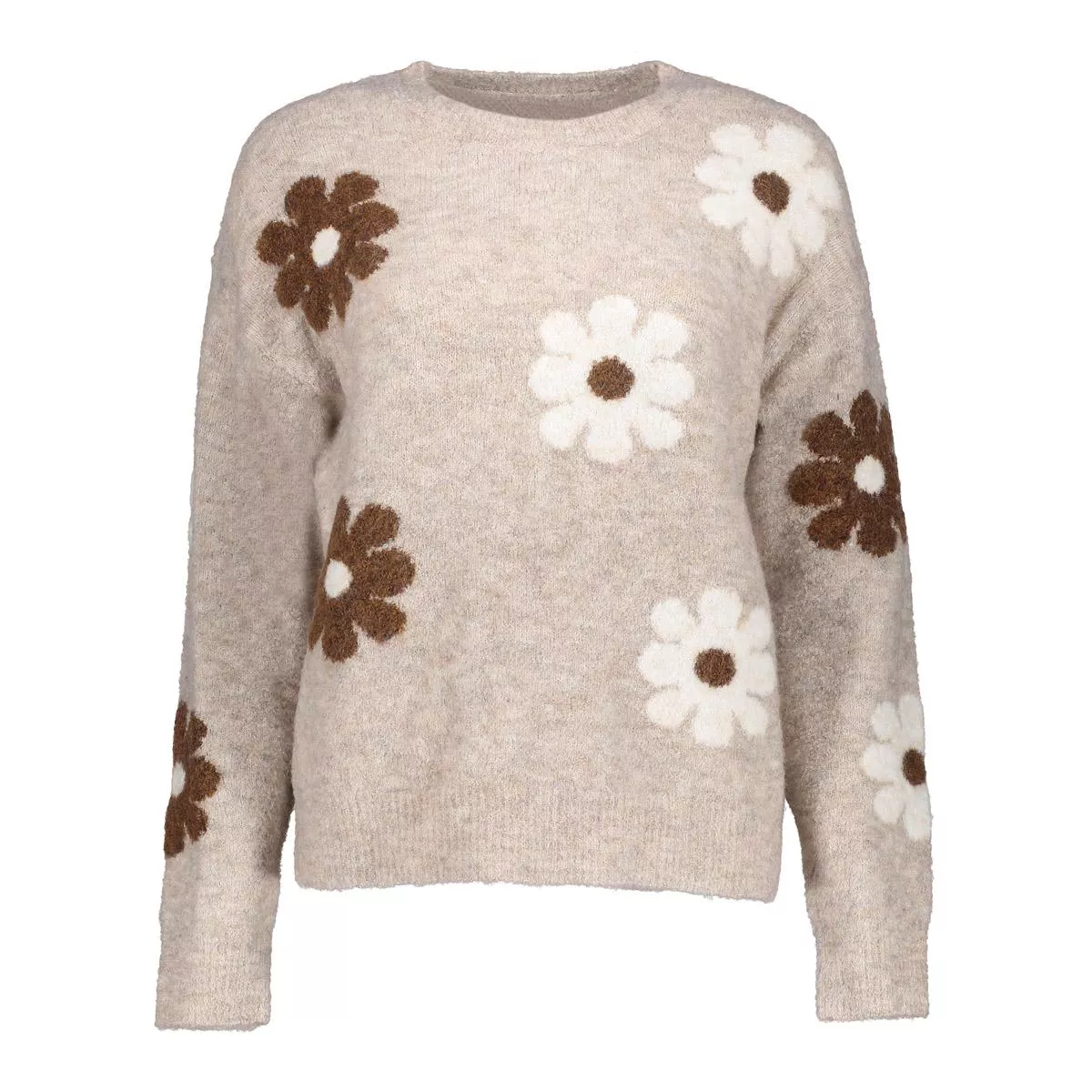 GEISHA-Pull flowers-54516-10-720 sand/browen/offwhite-ZAND