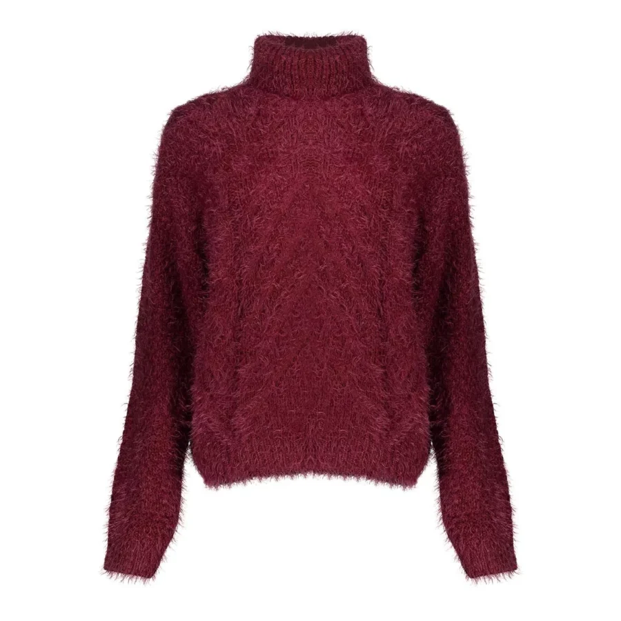 GEISHA-pullover-54515-10-480 burgundy-DONKER ROOD