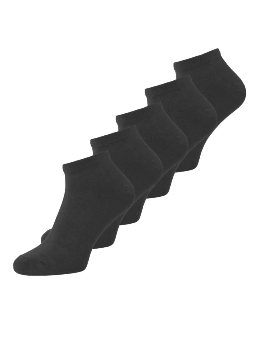 JACK & JONES-JACDONGO SOCKS 5 PACK NOOS-12120278-black-ZWART COMBINATIES