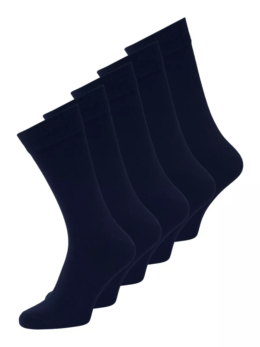 JACK & JONES-JACJENS SOCK 5 PACK NOOS-12113085-Navy blazer-NAVY