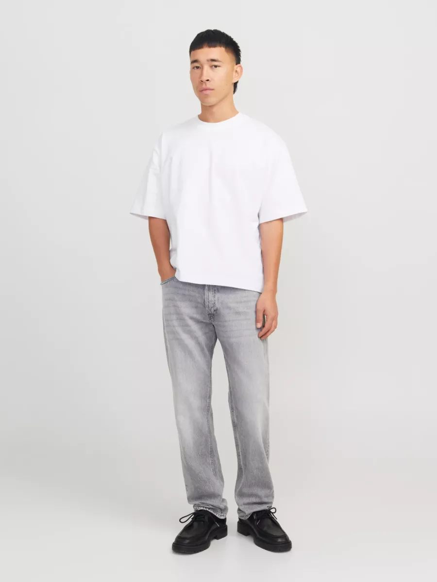 JACK & JONES-JJICHRIS JJORIGINAL AKM 917 NOOS-12258835-Grey denim-GRIJS COMBINATIES