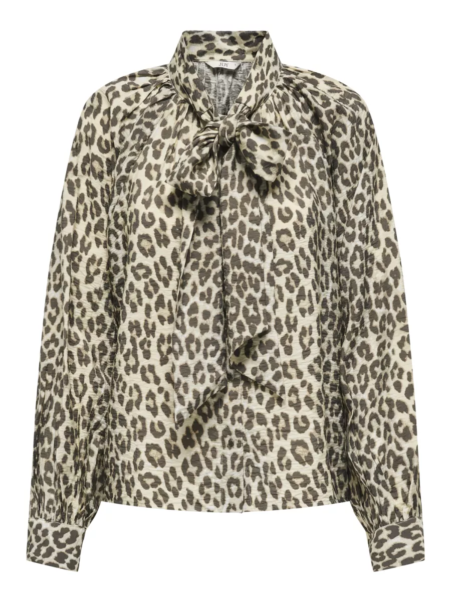 JDY-JDYBEATRICE LIFE L/S BOW SHIRT WVN-15359469-Birch-BRUIN