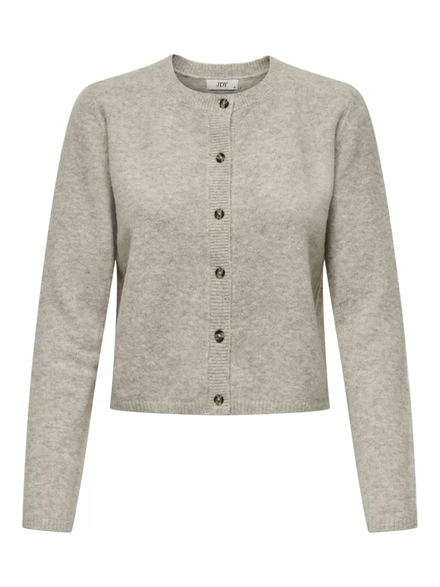 JDY-JDYCHLOE LIFE L/S CARDIGAN KNT NOOS-15330581-Turtledove-GRIJS