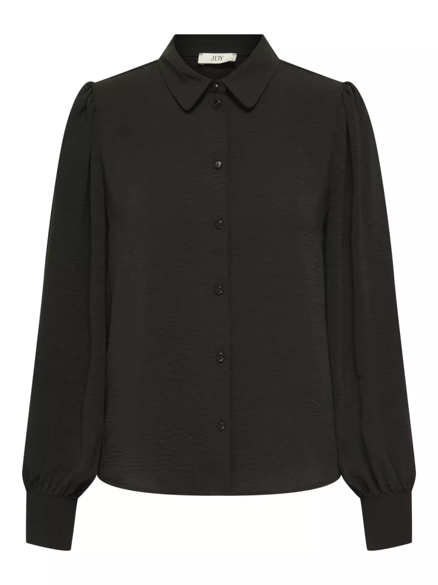 JDY-JDYDIVYA LIFE L/S PUFF SHIRT WVN DI-15283183-Chocolate Torte-CHOCOLADE