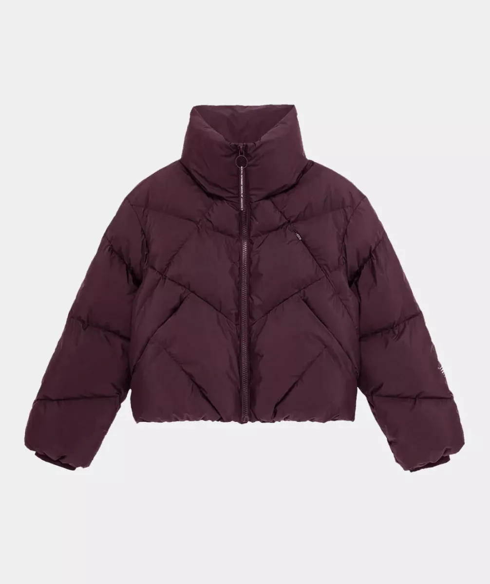 Krakatau-Nebula short puffer jacket-Qw531--712 Burgundy-BORDEAUX