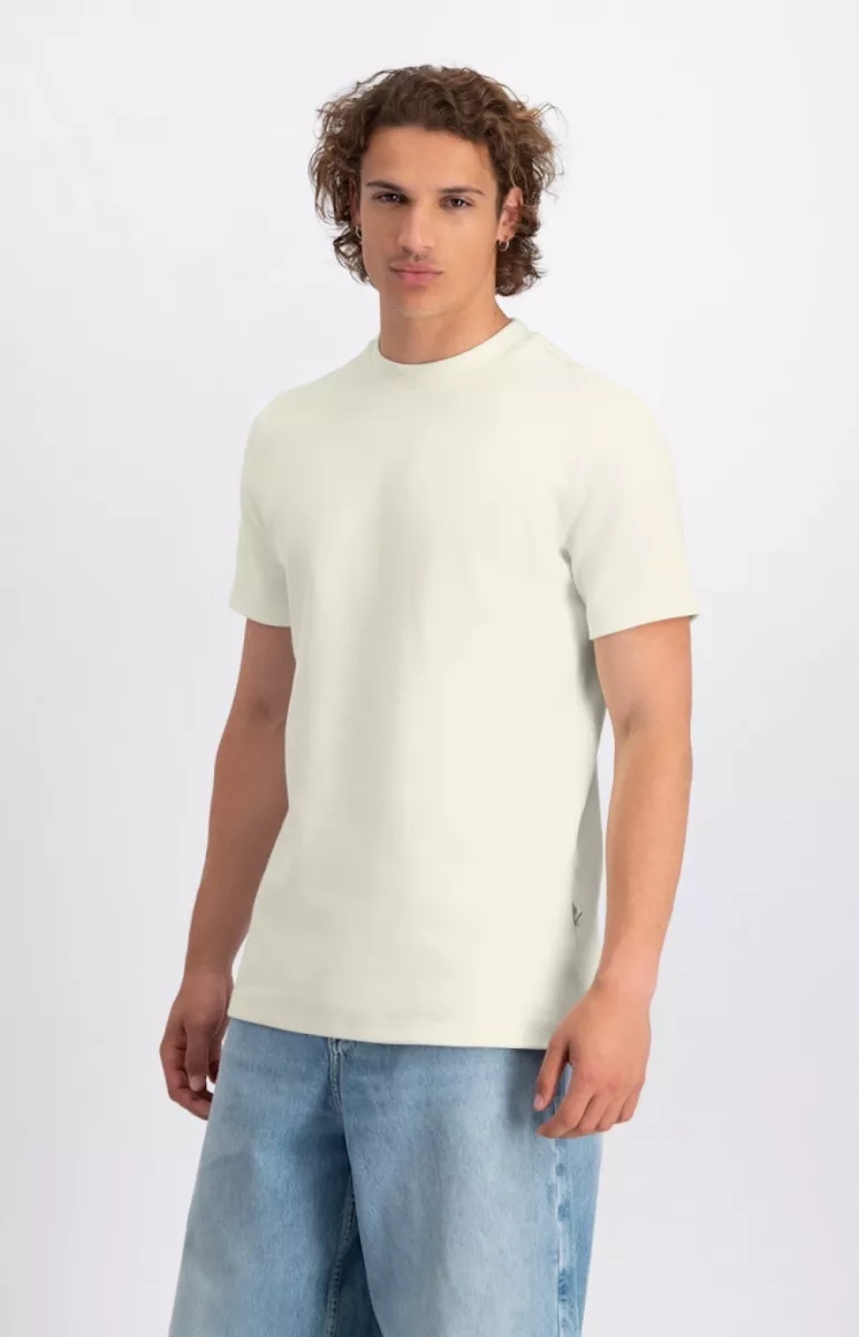 Law of the Sea-Dane structured tee-10254-901 coconut milk-OFF WHITE