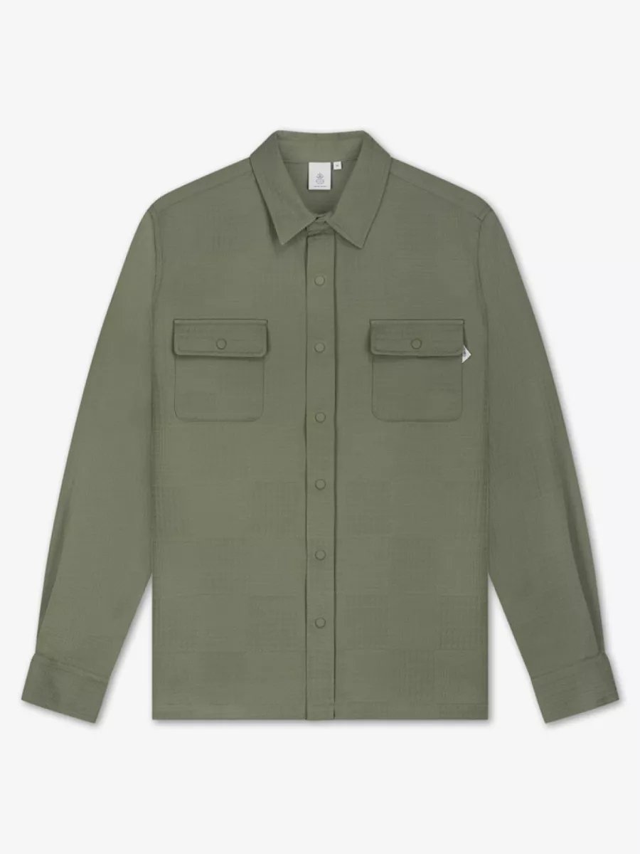 Law of the Sea-Evaporate technical shirt-10275-411 tea leaf-LEGERGROEN