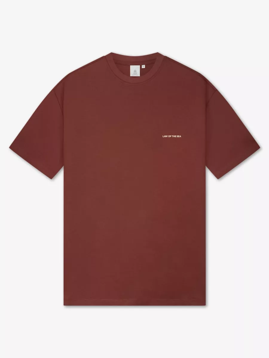 Law of the Sea-Scale artwork tee-10262-805 sable-ZAND