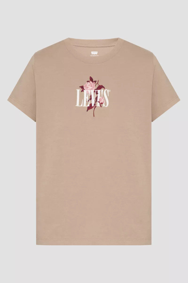 LEVI STRAUSS-Graphic Boxy T-shirt Single Rose-A8804-0067-ZAND