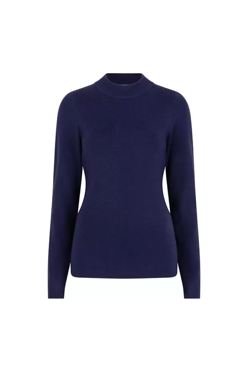 LOFTY MANNER-Eloise-QJ200 - Sweater Eloise-414 Navy Blue-NAVY