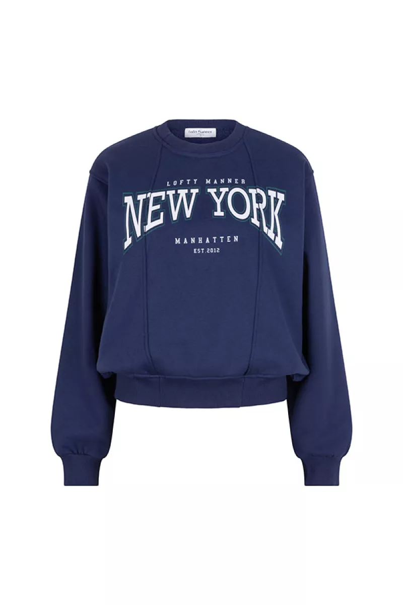 LOFTY MANNER-Emmy-QJ11 - Sweater Emmy-414 Navy Blue-NAVY