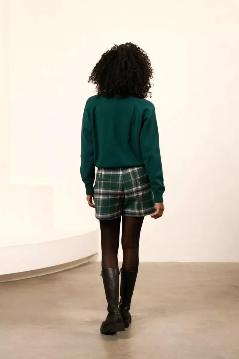 LOFTY MANNER-Lyra-QJ06 - Sweater Lyra-418 Petrol Green-PETROL