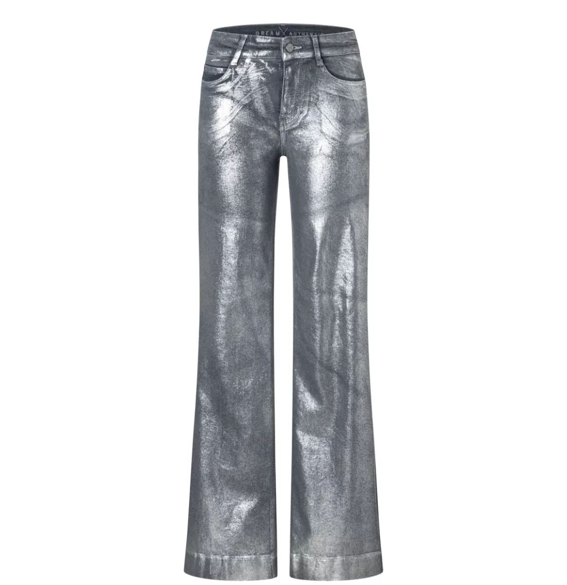 MAC-DREAM WIDE; 2; Trousers MAC Ladies-0358543990-D033 Silver coated-ZILVER GRIJS