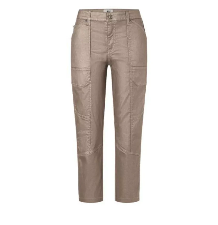 MAC-IOWA; L; 234C; Trousers MAC Ladies-0465232300-234C Caffe latte coated-CAFE