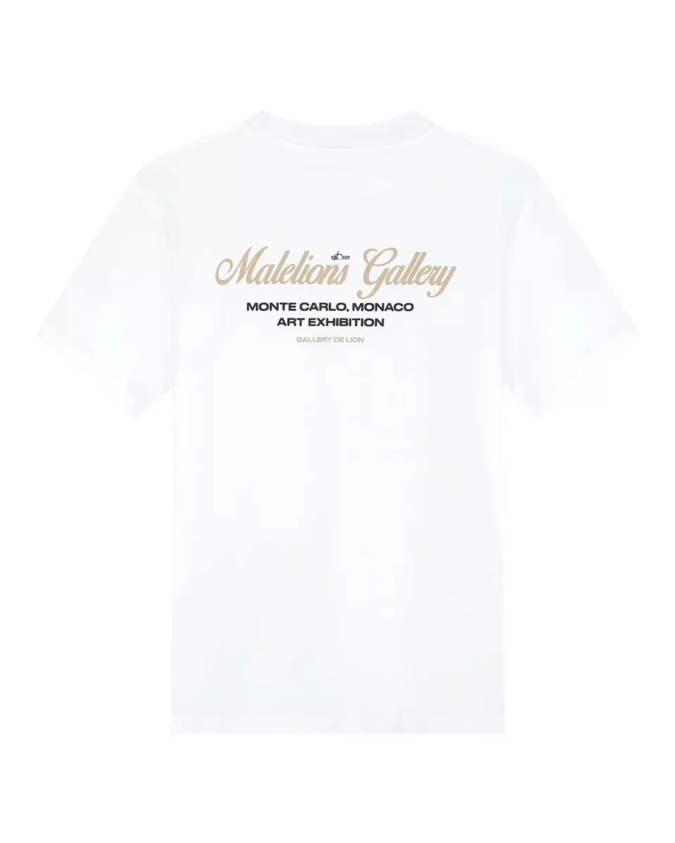 MALELIONS-Malelions men gallery t-shirt-MM2-AW25-31-100 White-WIT