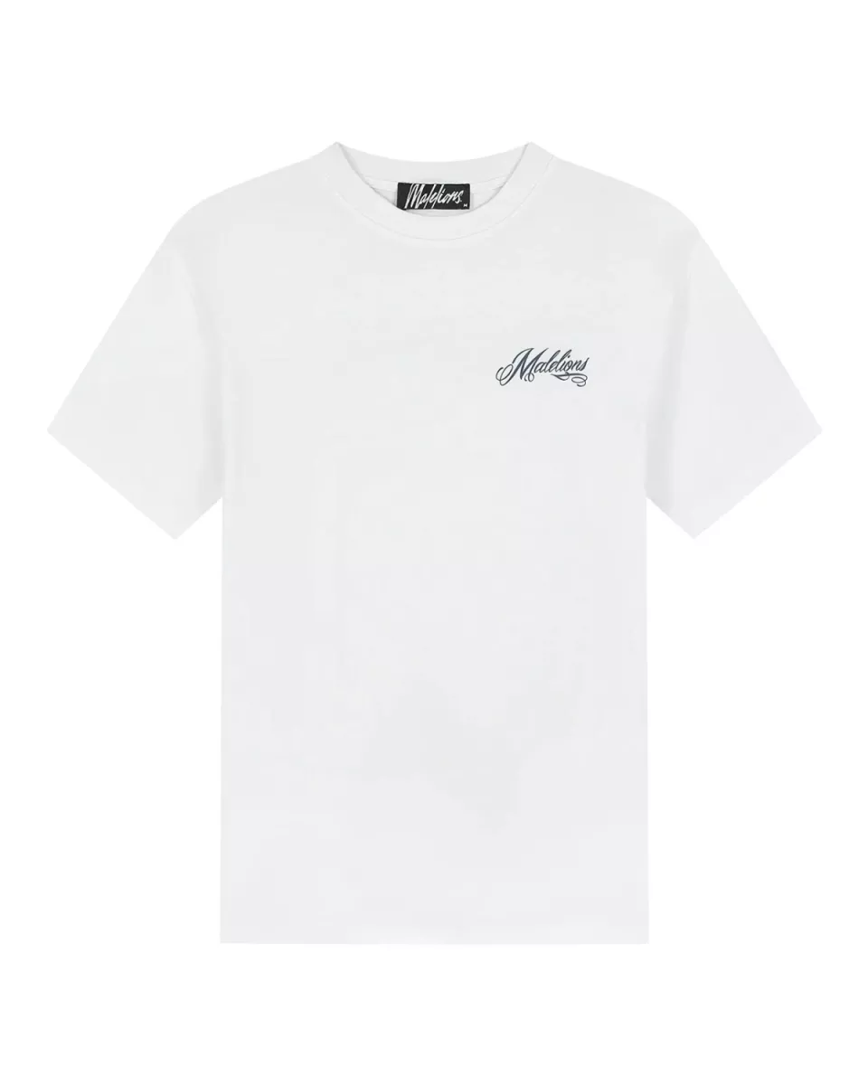 MALELIONS-Malelions men playing cards t-shirt-MM1-AW25-51-100 White-WIT