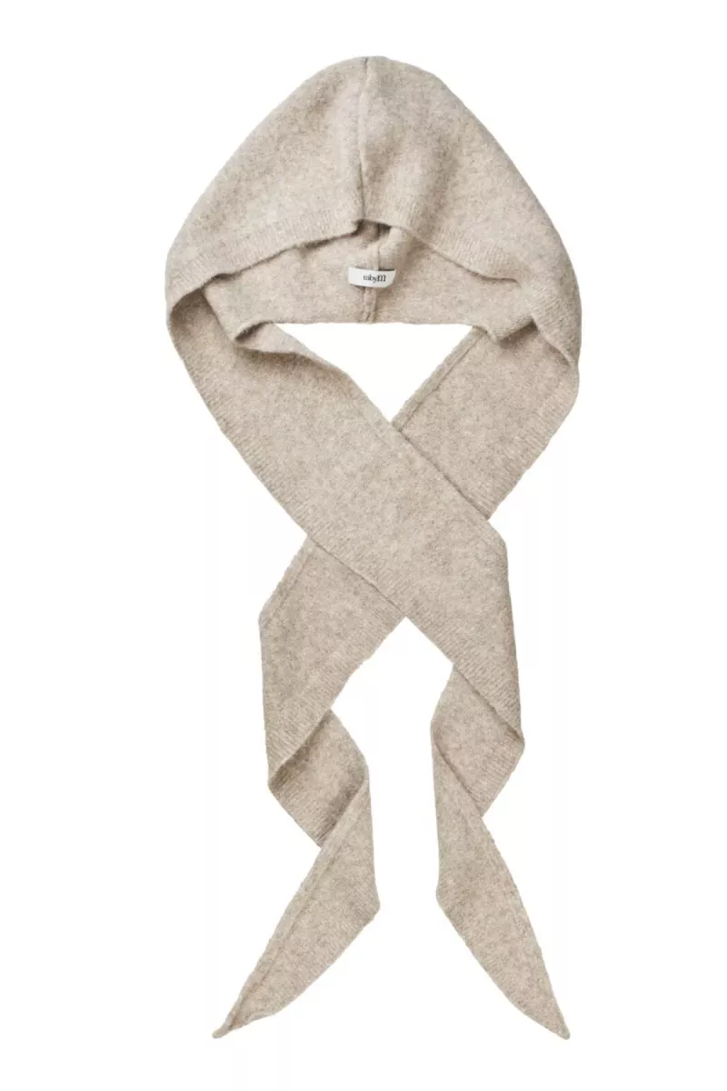 MBYM-Shawl-Melani-Q52 Light Taupe Melange-TAUPE