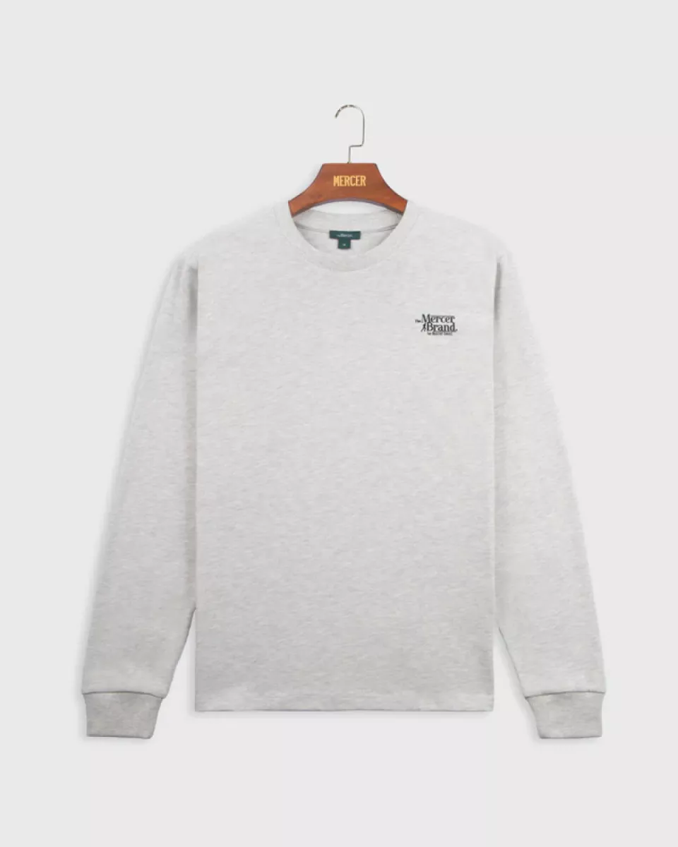 Mercer Amsterdam-The mercer long sleeve-MEAP253004-104 Light Sand-ZAND