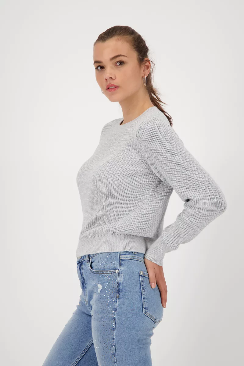 Monari--809134-820 Ash grey melange-GRIJS