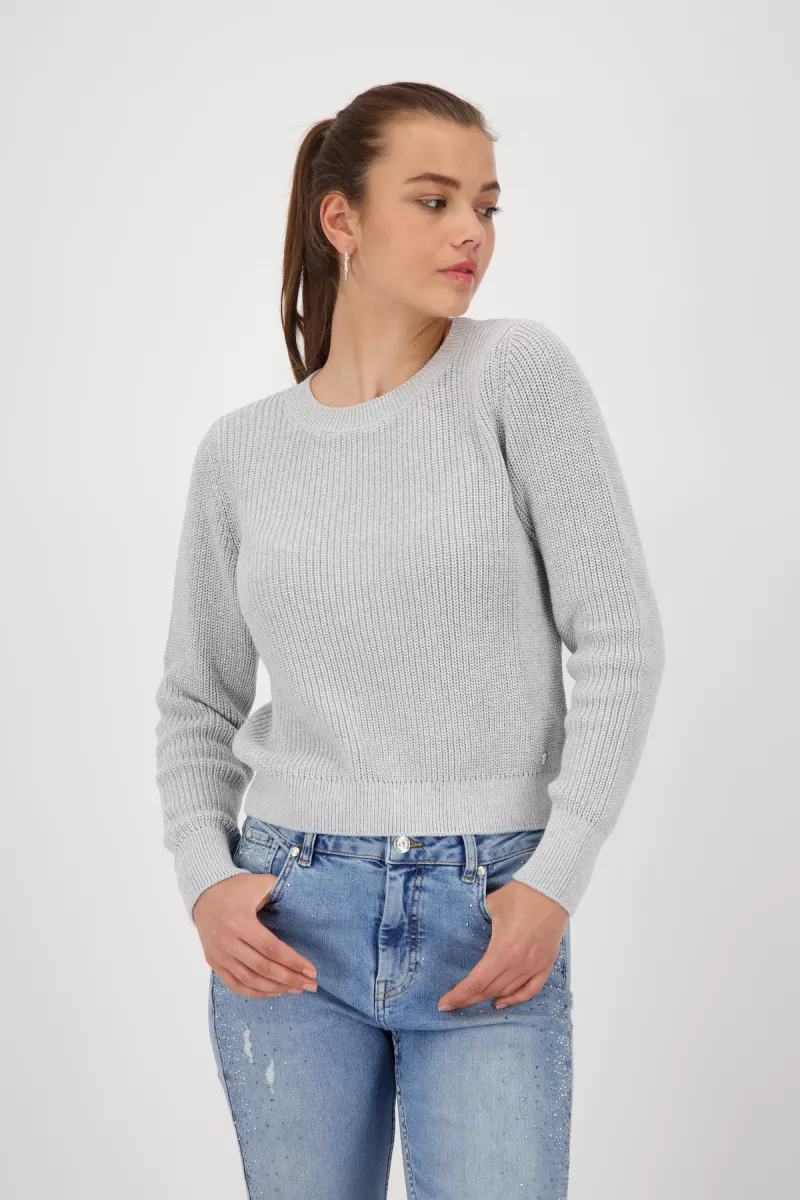 Monari--809134-820 Ash grey melange-GRIJS