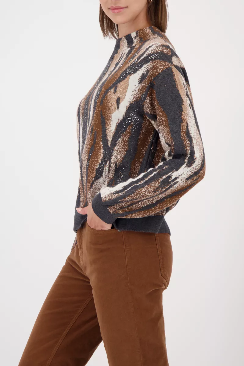 Monari--809689-887 Anthra pattern-ANTRACIET