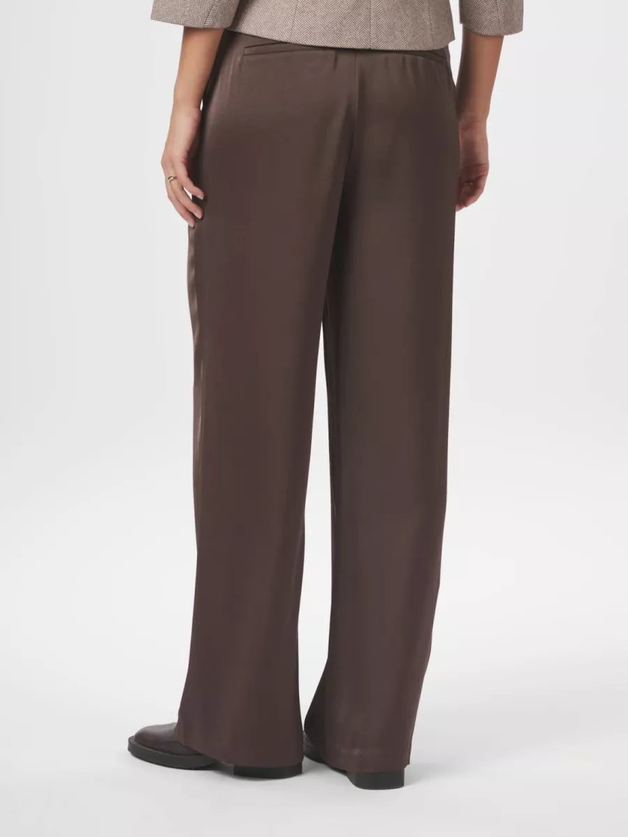 Neo Noir-Emmett Heavy Sateen Pants-164136-676 Dark Brown-DONKER BRUIN