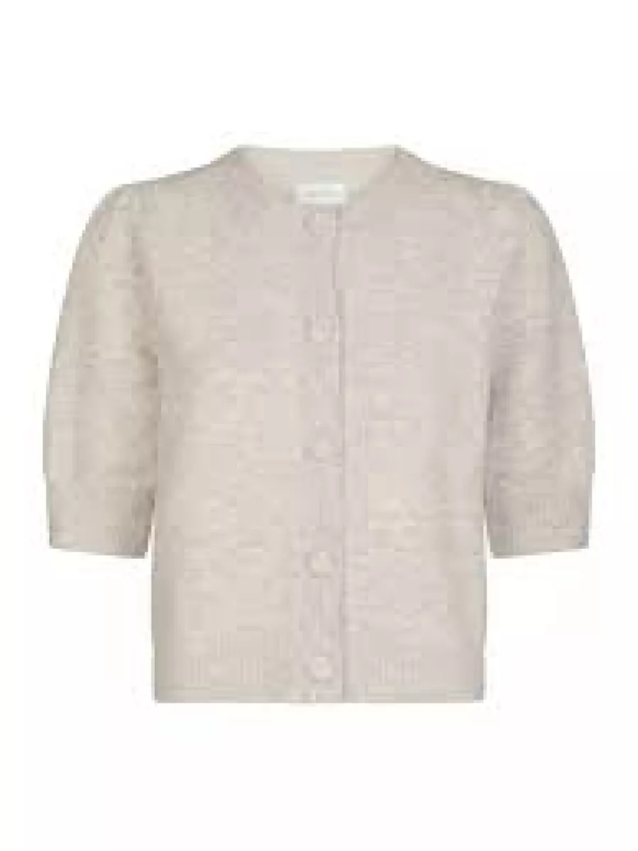 Neo Noir-Trudy knit cardigan-160760-976 Beige-BEIGE