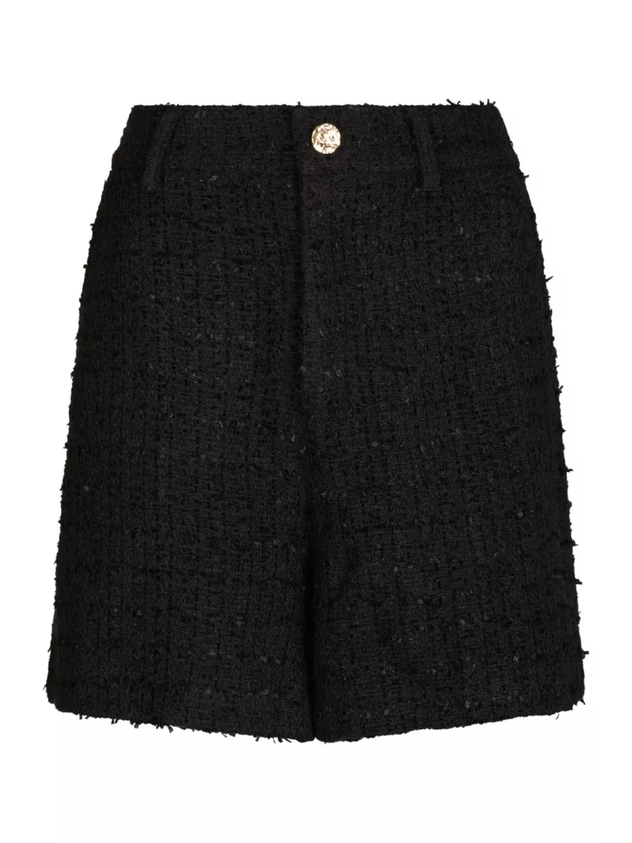 Neo Noir-Zanya Boucle Shorts-167198-100 Black-BLACK