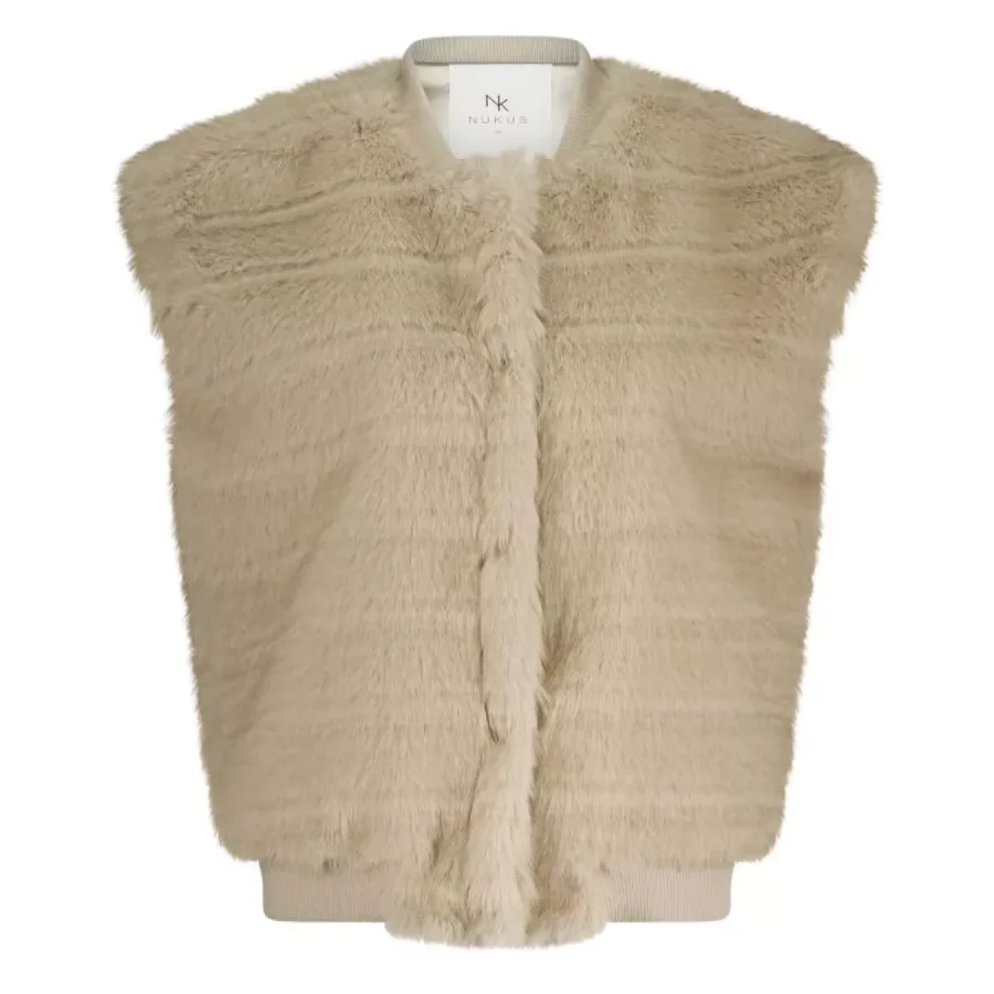 NUKUS-Bodywarmer-NKF08011-9 Sand-ZAND
