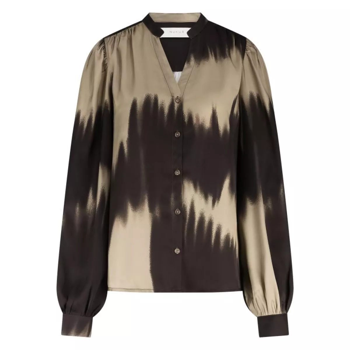 NUKUS-Lizzy-NKF02074-304 Sand/Dark Chocolate-BRUIN COMBINATIES
