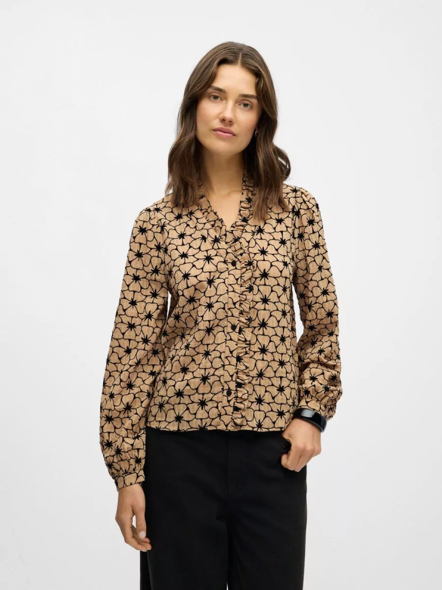 OBJECT-OBJDEA L/S RE SHIRT 141-23047655-Tannin-BRUIN