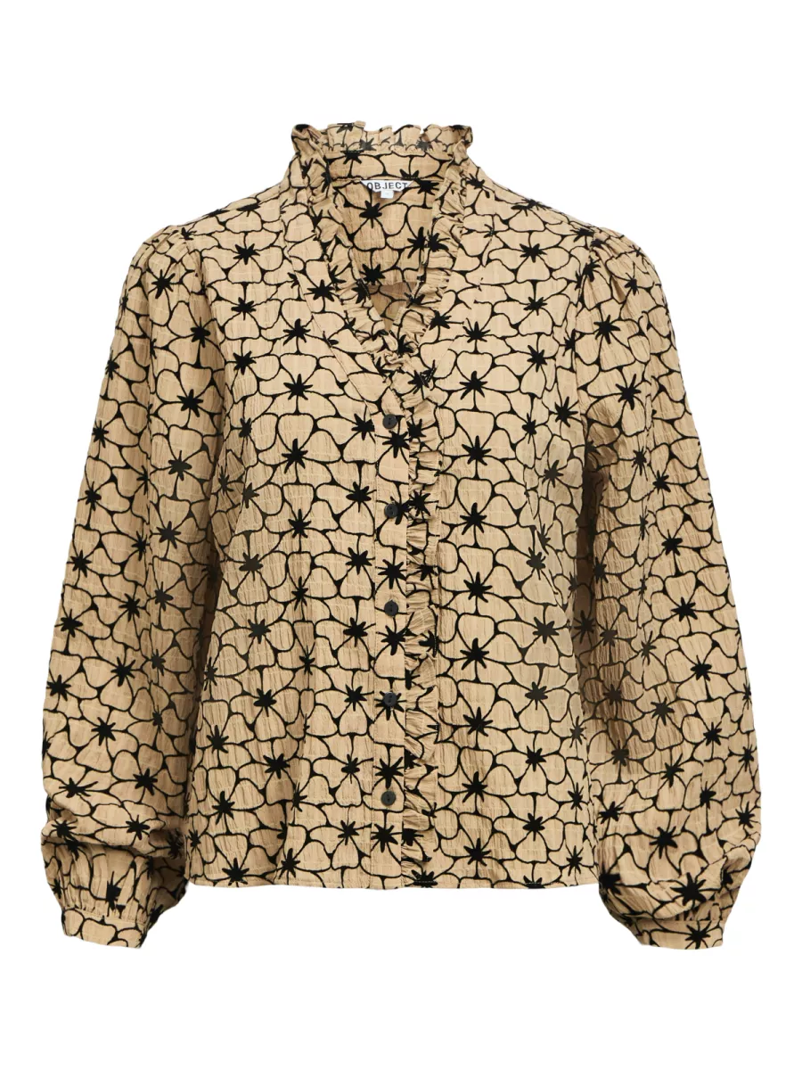 OBJECT-OBJDEA L/S RE SHIRT 141-23047655-Tannin-BRUIN