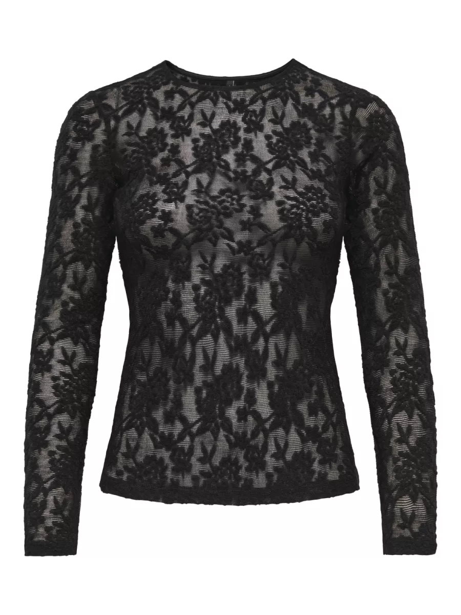 ONLY-ONLBLAISE L/S TOP JRS-15356155-Black-BLACK