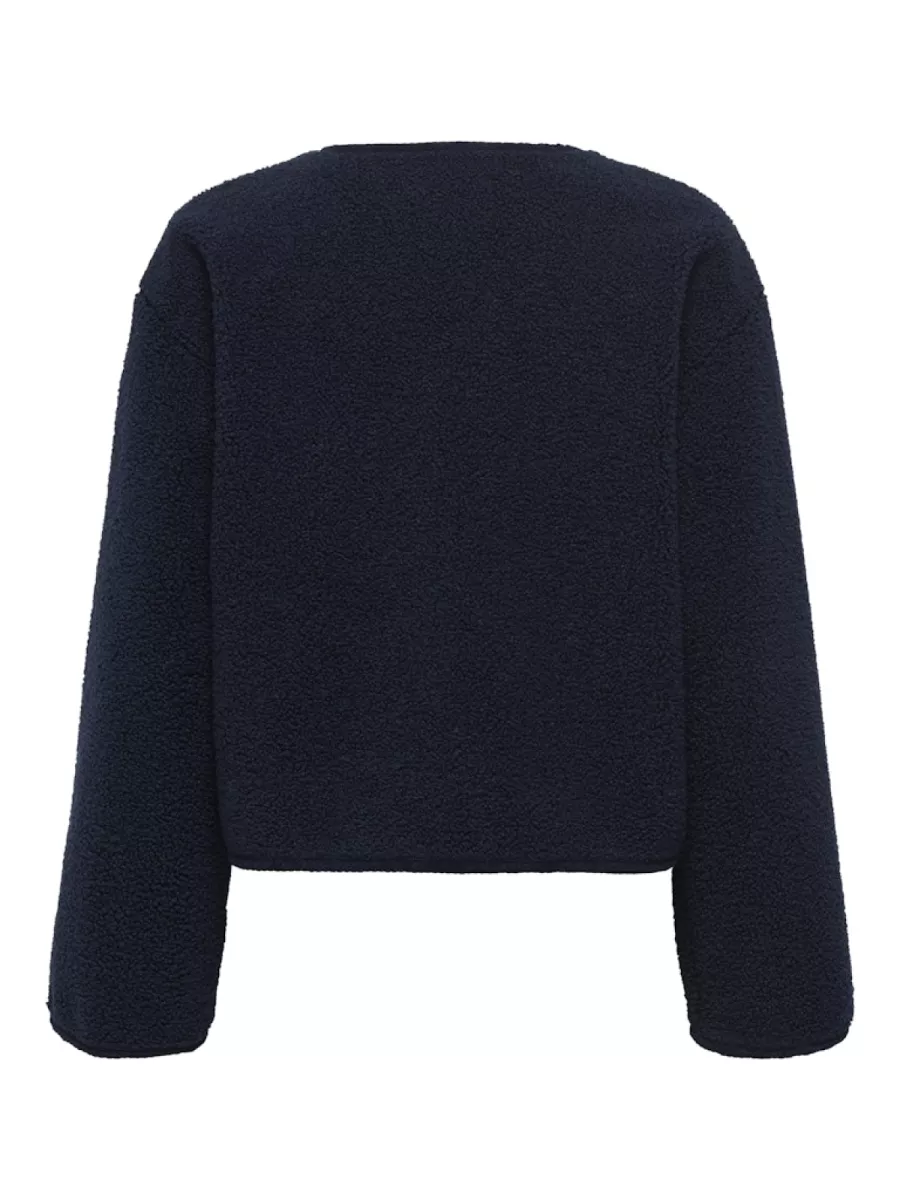 ONLY-ONLCOCO SHORT TEDDY JACKET CC OTW-15350356-Night Sky-MARINE