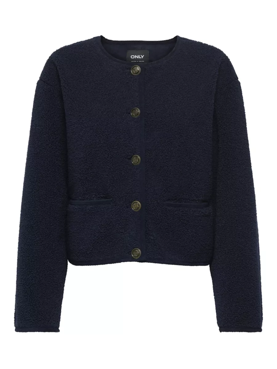 ONLY-ONLCOCO SHORT TEDDY JACKET CC OTW-15350356-Night Sky-MARINE