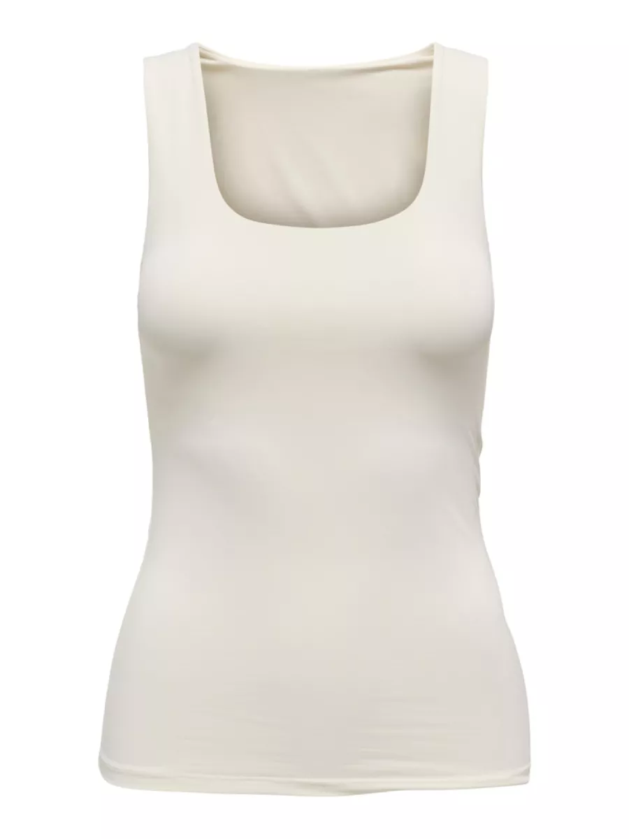 ONLY-ONLEA S/L 2-WAYS FIT TOP JRS NOOS-15278090-Cloud Dancer-CREME