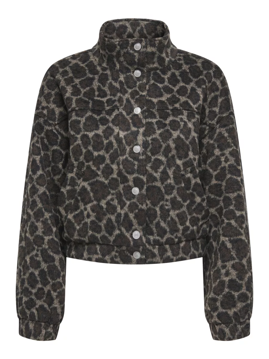 ONLY-ONLEMILIA LIFE SHORT LEO JACKET CC-15349082-Fungi-BRUIN COMBINATIES