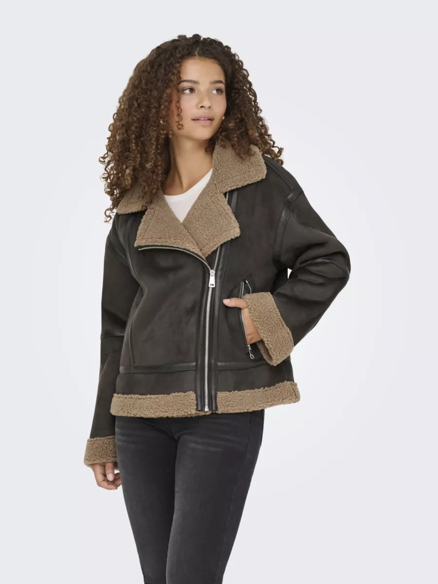ONLY-ONLKENDRA LIFE BOND OVERSIZJACKET C-15348991-Chocolate Torte-CHOCOLADE
