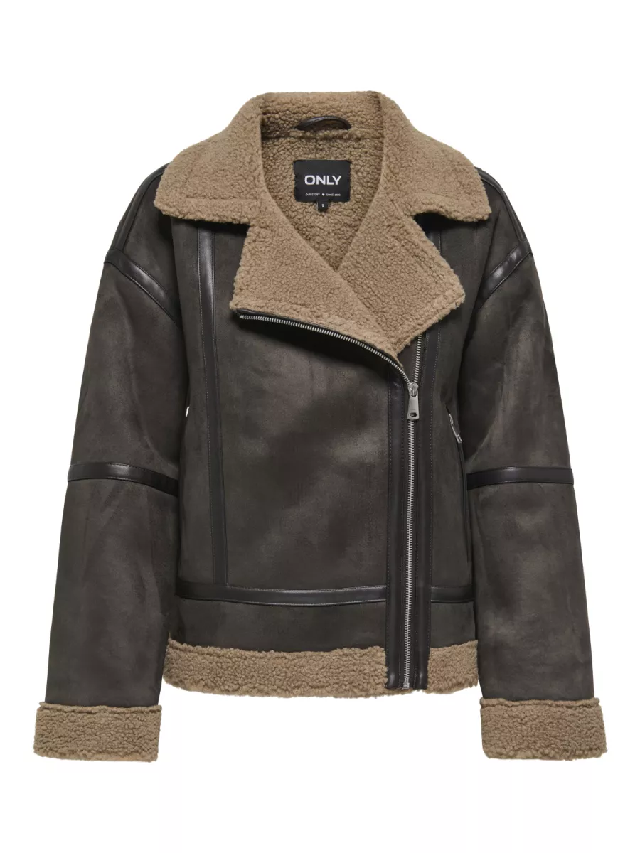 ONLY-ONLKENDRA LIFE BOND OVERSIZJACKET C-15348991-Chocolate Torte-CHOCOLADE
