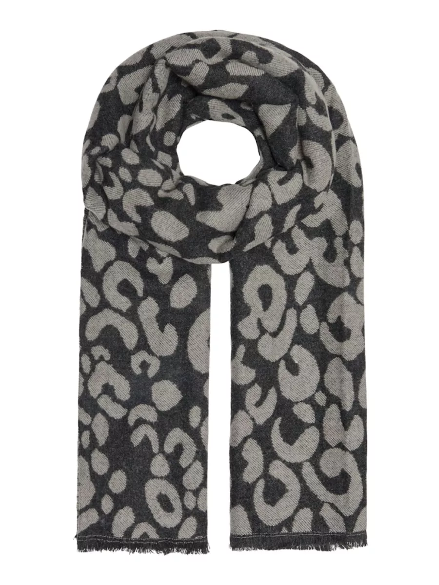 ONLY-ONLMILA LEO WOVEN SCARF CC-15266320-Pure Cashmere-BLAUW