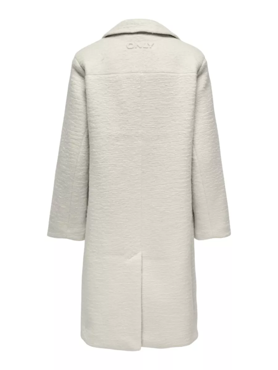 ONLY-ONLSANNE BOUCLE COAT CC OTW-15350900-Moonbeam-CREME
