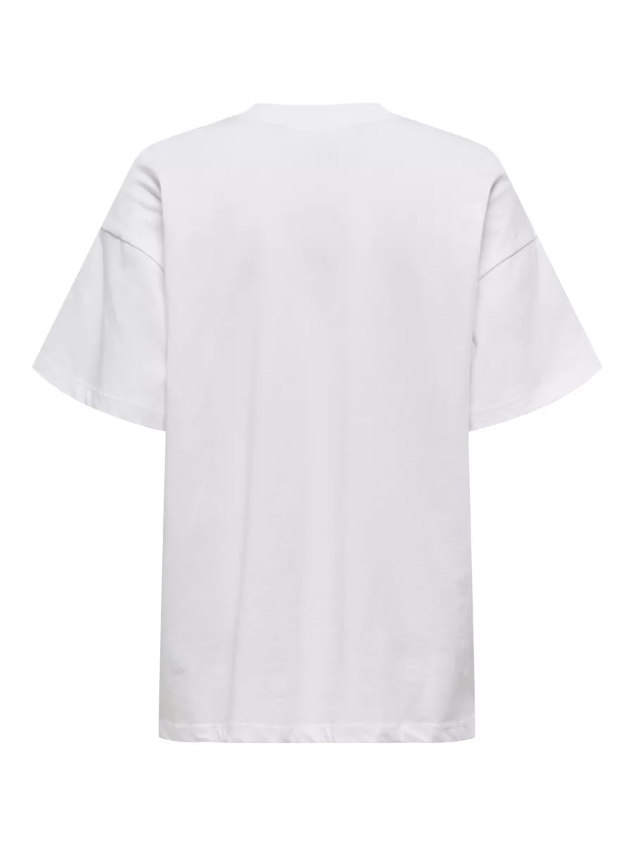 ONLY-ONLVIVVI LIFE S/S LOVELY TOP JRS-15346761-Bright White-WIT
