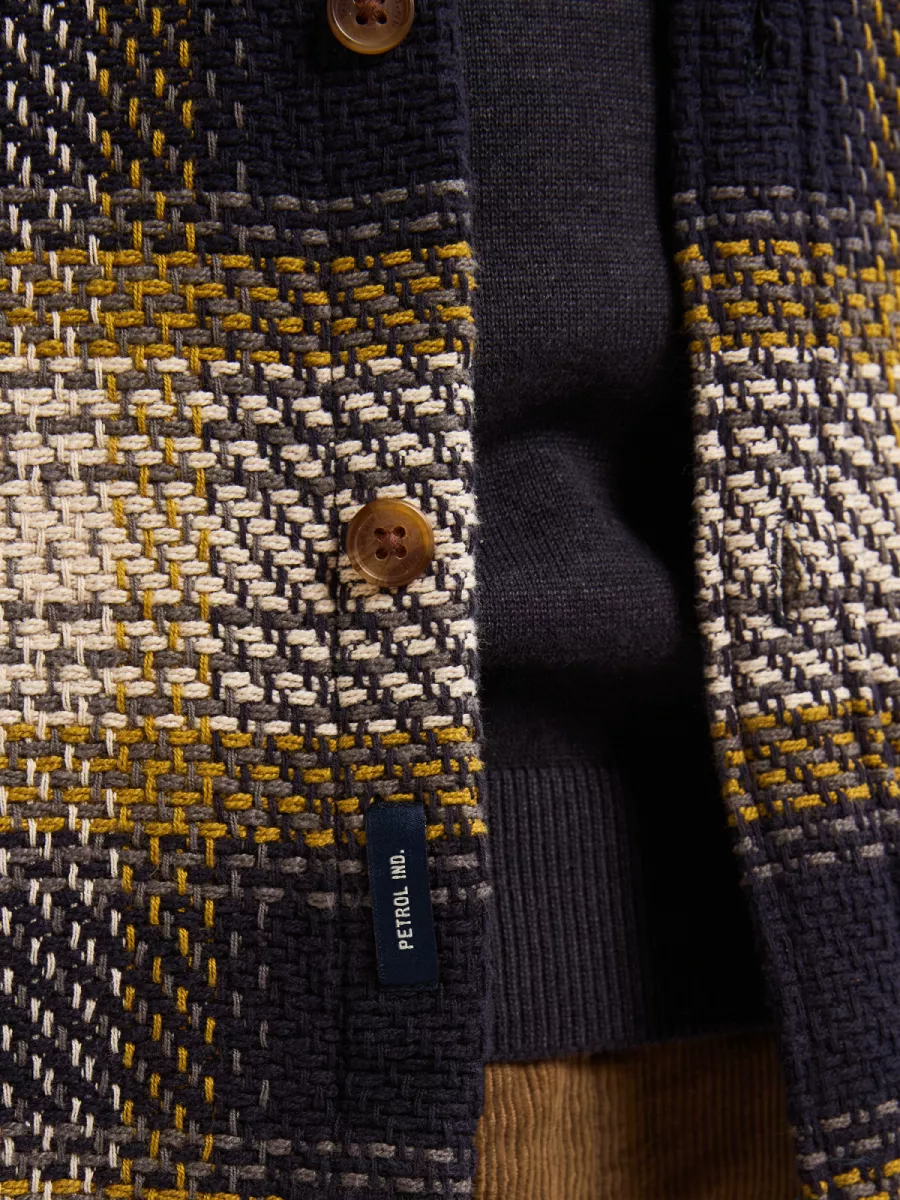 petrol-industries-men-shirt-long-sleeve-check-m-3050-sil405-5092-royal-navy-navy-4 PETROL INDUSTRIES-Men shirt long sleeve check-M-3050-SIL405-5092 Royal navy-NAVY